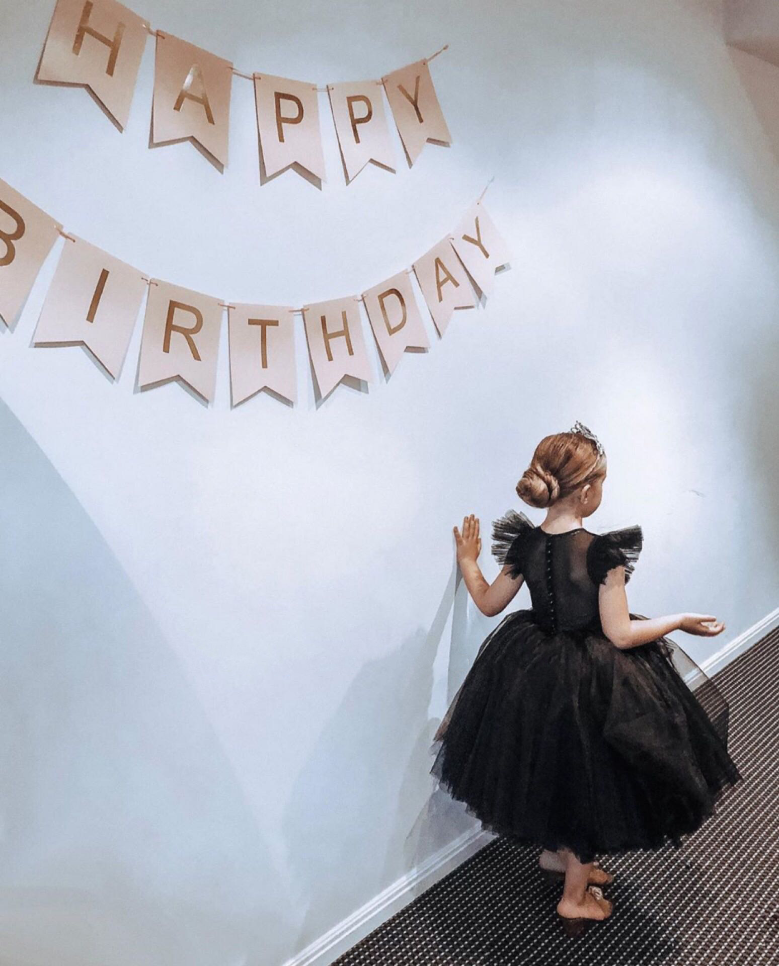 Princess Solid Color Patchwork Cotton Girls Dresses display picture 3