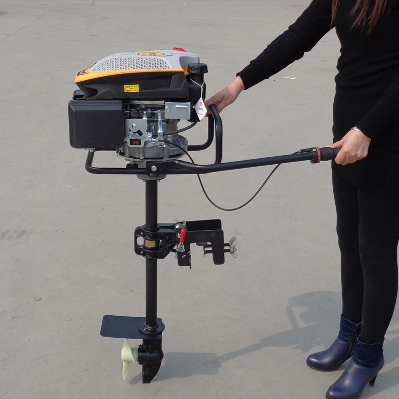 酒泉市游览船船挂机专卖 汽油风冷船挂机 4冲程舷外机销售