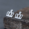 Earrings stainless steel, ear clips, European style, simple and elegant design, wholesale