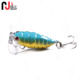 Small Jitterbug Fishing Lures Hard Plastic Baits Bass Trout Fresh Water Fishing Lure