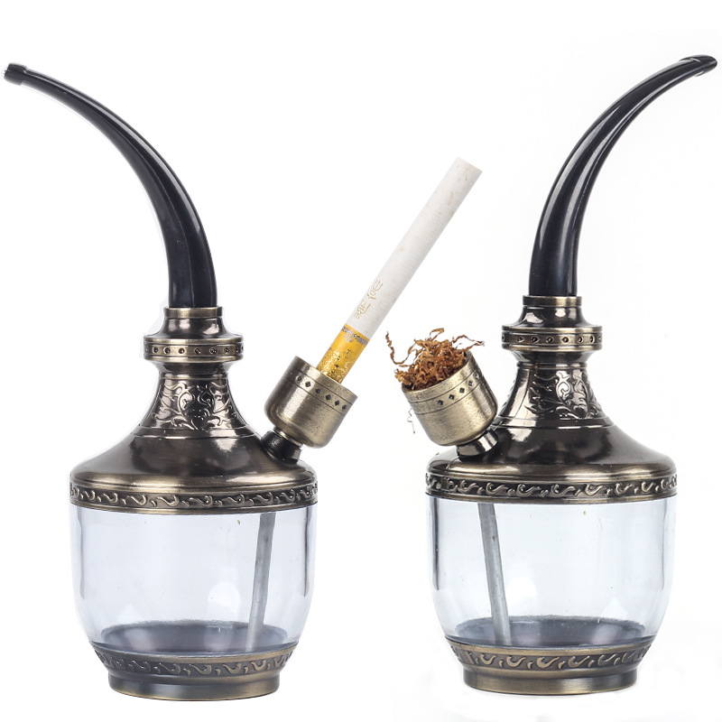 Hookah Men's Cigarette Shredded Hookah Filter Pot Portable Removable Cleanable Hookah Pipe JD-168