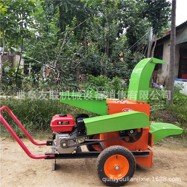 稻壳玉米芯粉碎机 自动进料牧草切断机 花生秧切断机 64