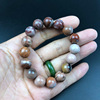 Round beads, one bead bracelet jade, rosary