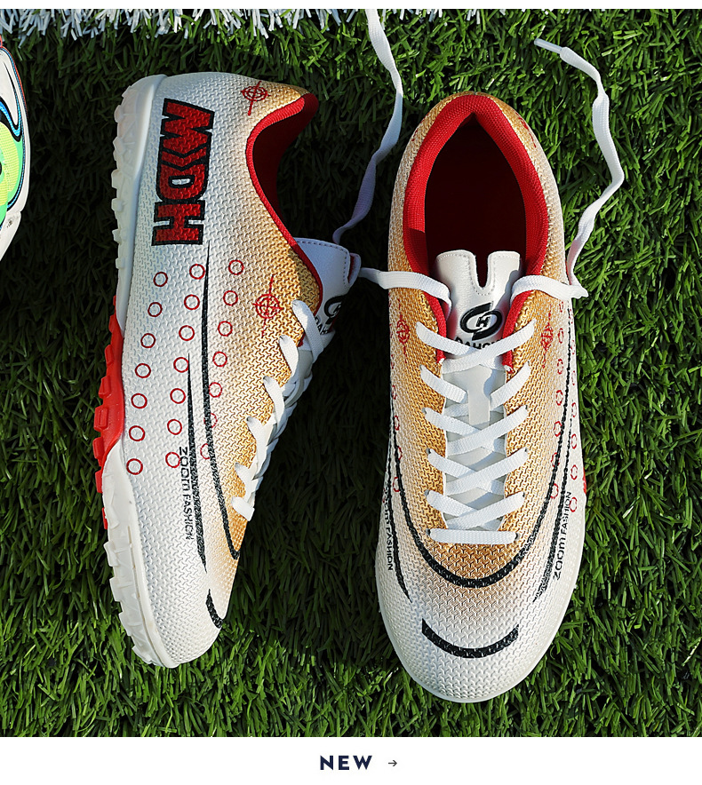 Neu AG Fußball Jugend Student Leder Füße TF Gebrochen DingTalk Künstliche Rasen Wettbewerb Sport_voghion.com