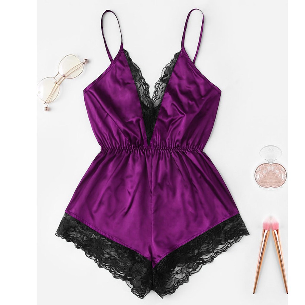 All Seasons Season Women's Gender Women's Sexy Color Block Lace Home Sleeping Lace Bras Mid Waist Sexy Lingerie