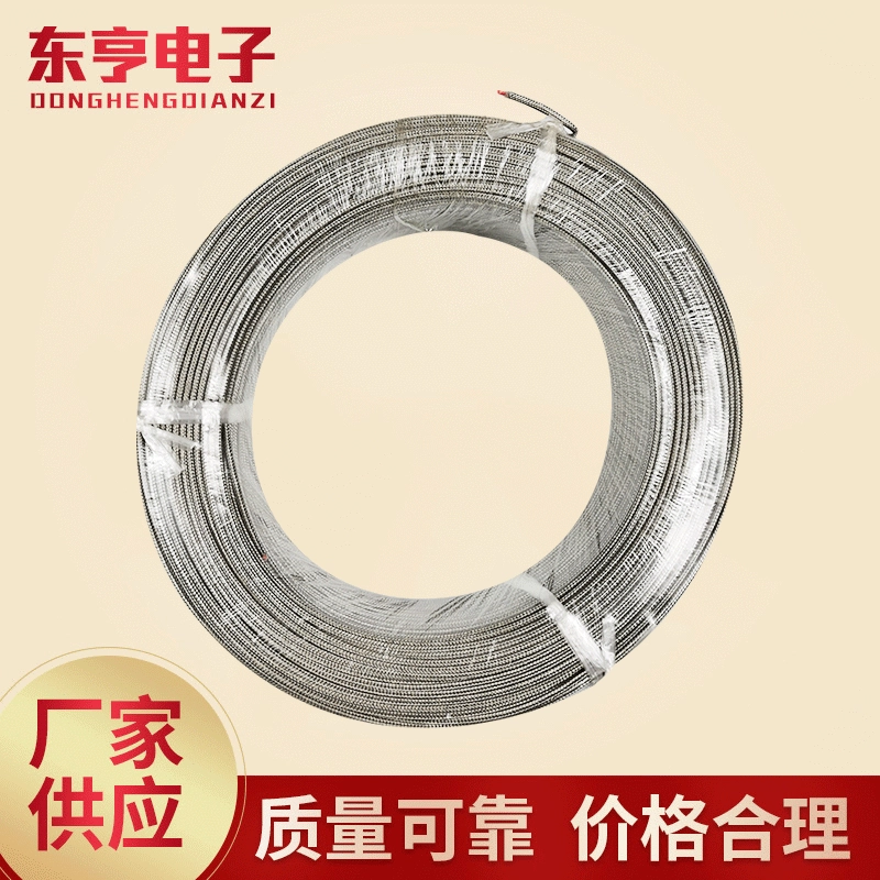 Трехжильный кабель для измерения температуры удлинителя PT100 с оплеткой из нержавеющей стали