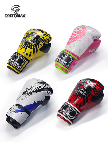 New three-level hydrolysis-resistant PU boxing gloves/Muay Thai Sanda gloves/sandbag fingerless gloves/factory direct sales