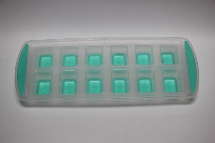 21 cuadros redondos de hielo de una sola capa de una variedad de cuadros de frutas coloridos de hielo de amor de hielo