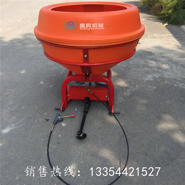 厂家新型CDR不锈钢撒播机塑料桶撒肥机双盘撒肥机农用施肥器