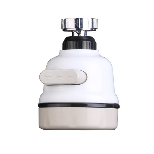 Three-speed adjustment, boosting, water-saving, universal rotating faucet, splash guard, shower filter, universal aerator