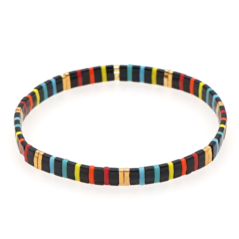 Mode Tila Perle De Riz Tissé Mode Hit Couleur Style Bohême Bracelet Fait Main En Gros display picture 8