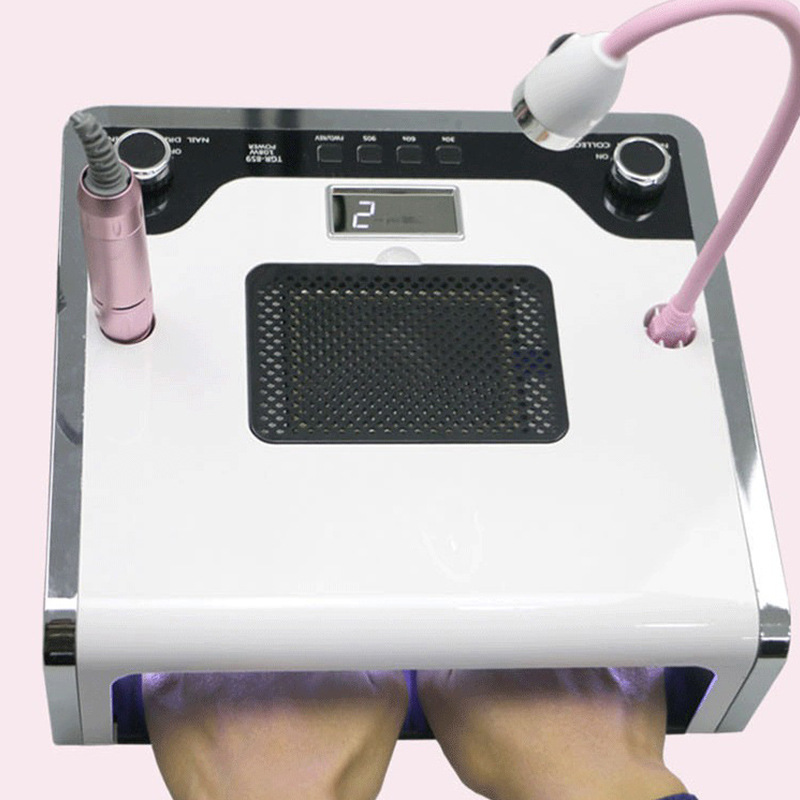 108W专业美甲电动打磨机吸尘器一体卸甲机器光疗机速干套装不黑手|ms