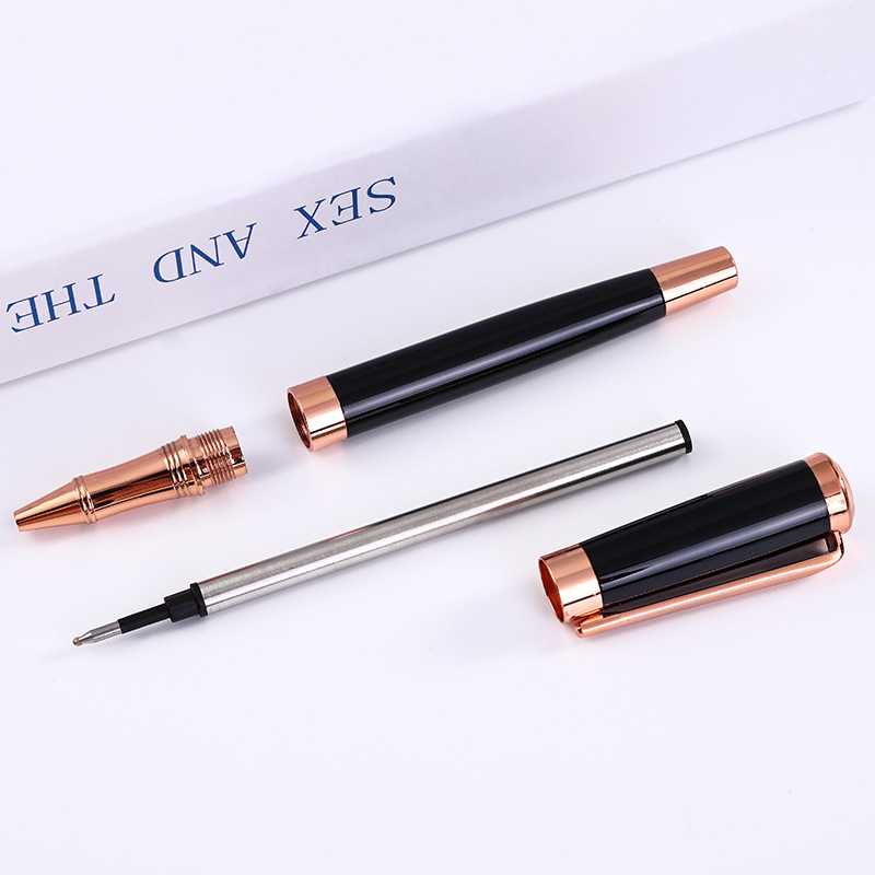 Suministro directo de fábrica pluma de firma de metal bolígrafo de negocios personalizados pluma de regalo de publicidad Logotipo de impresión de letras personalizadas