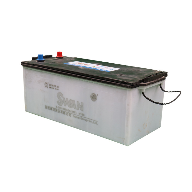 天鹅12V180AH骆驼免维护铅酸汽车蓄电池850CCA