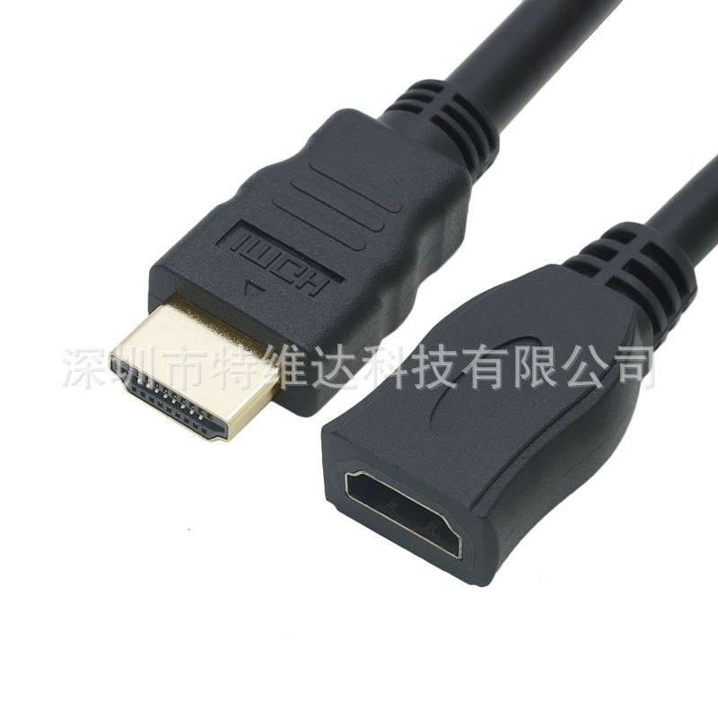 0.3m короткий 19+1 ядро версия 2.0 HDMI male to female extension cable supports high definition 4K3D bold