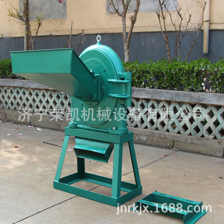 五谷杂粮万能粉碎机 玉米食用研磨粉机 自吸多功能齿爪喂料粉碎机