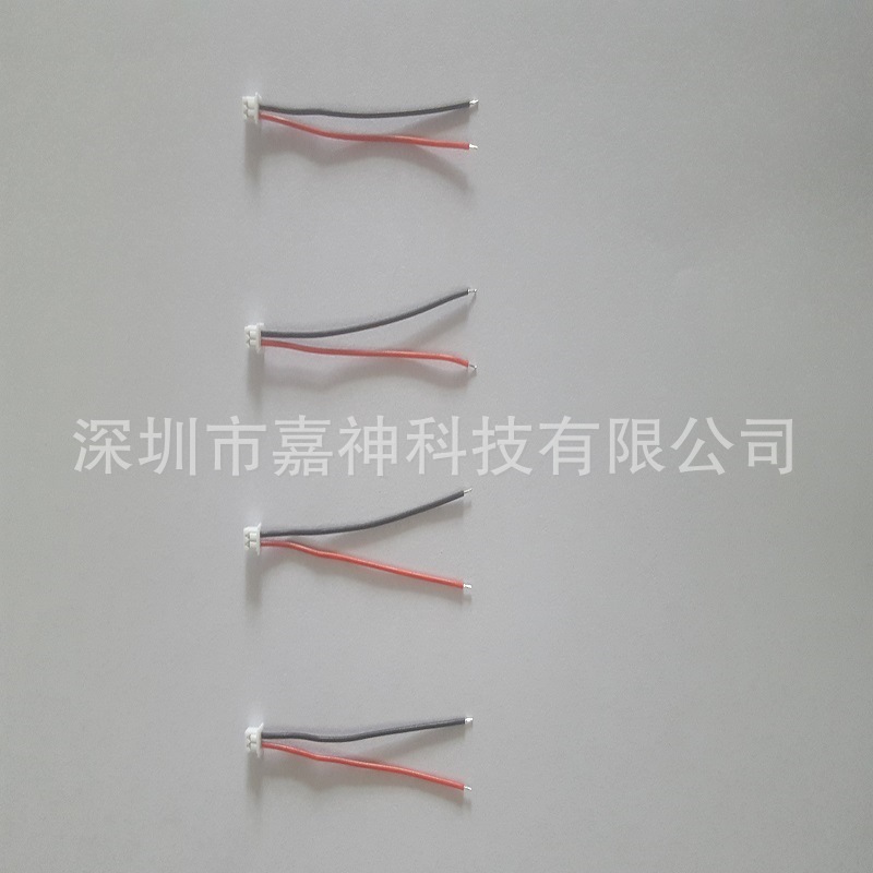 额温枪端子线1.25-2P红黑正向60MM