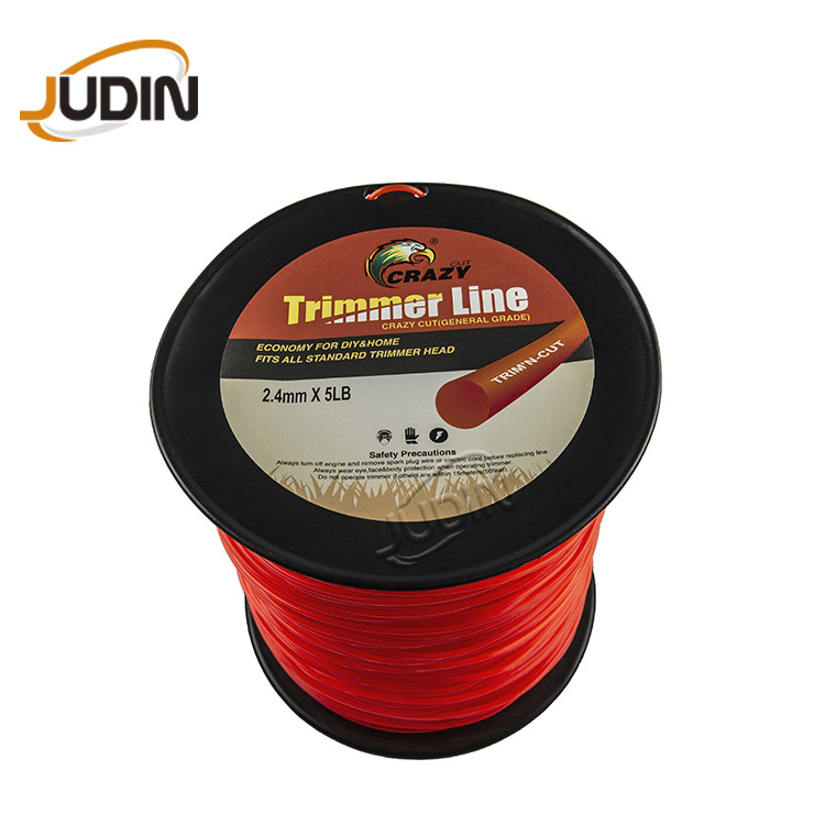 Carrete de nylon cuerda de corte de hierba 5LB carrete Nylon trimmer línea cortacésped cabeza cuerda