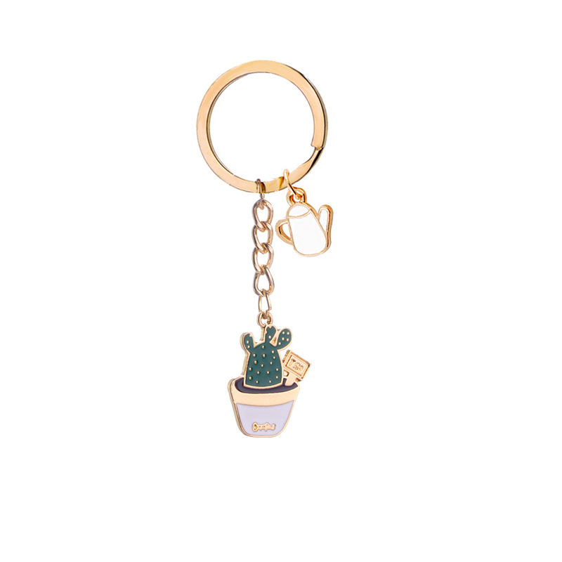 Korean Plant Zinc Alloy Keychain Wholesale display picture 5