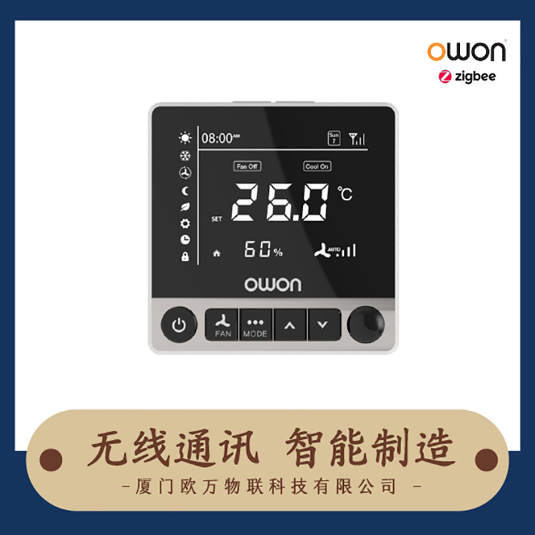 wireless Fan coil unit air conditioner controller zigbee thermostat Things temperature control wireless control