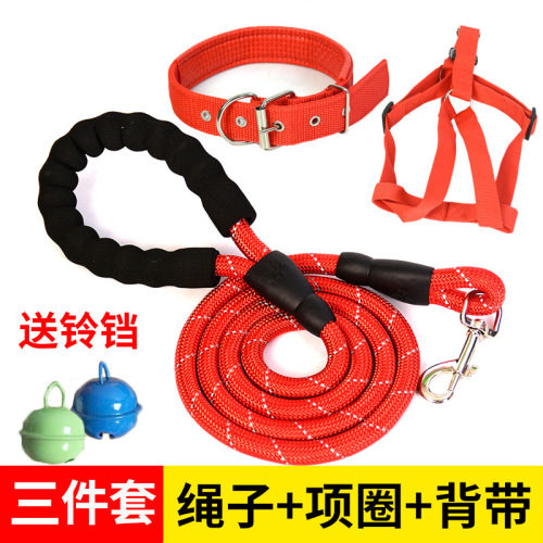Nylon No-Leash Dog Leash Pet Supply Leash Manufacturer Small, Medium, and Large Pet Dog Chains