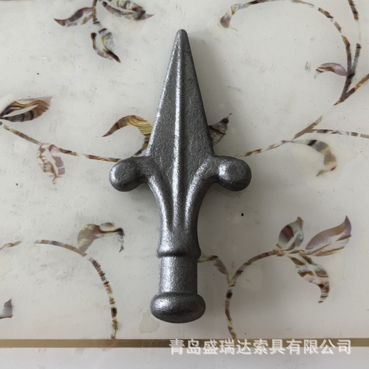 厂家大量加工各种铁艺锻造矛头，矛尖，枪头