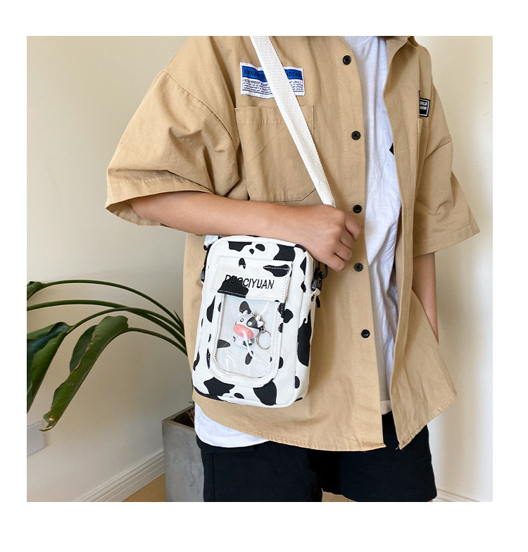 Moda Coreana Nueva Creativa Linda Muñeca Transparente Bolsa De Mensajero Bolsa De Lona Suave Al Por Mayor display picture 7