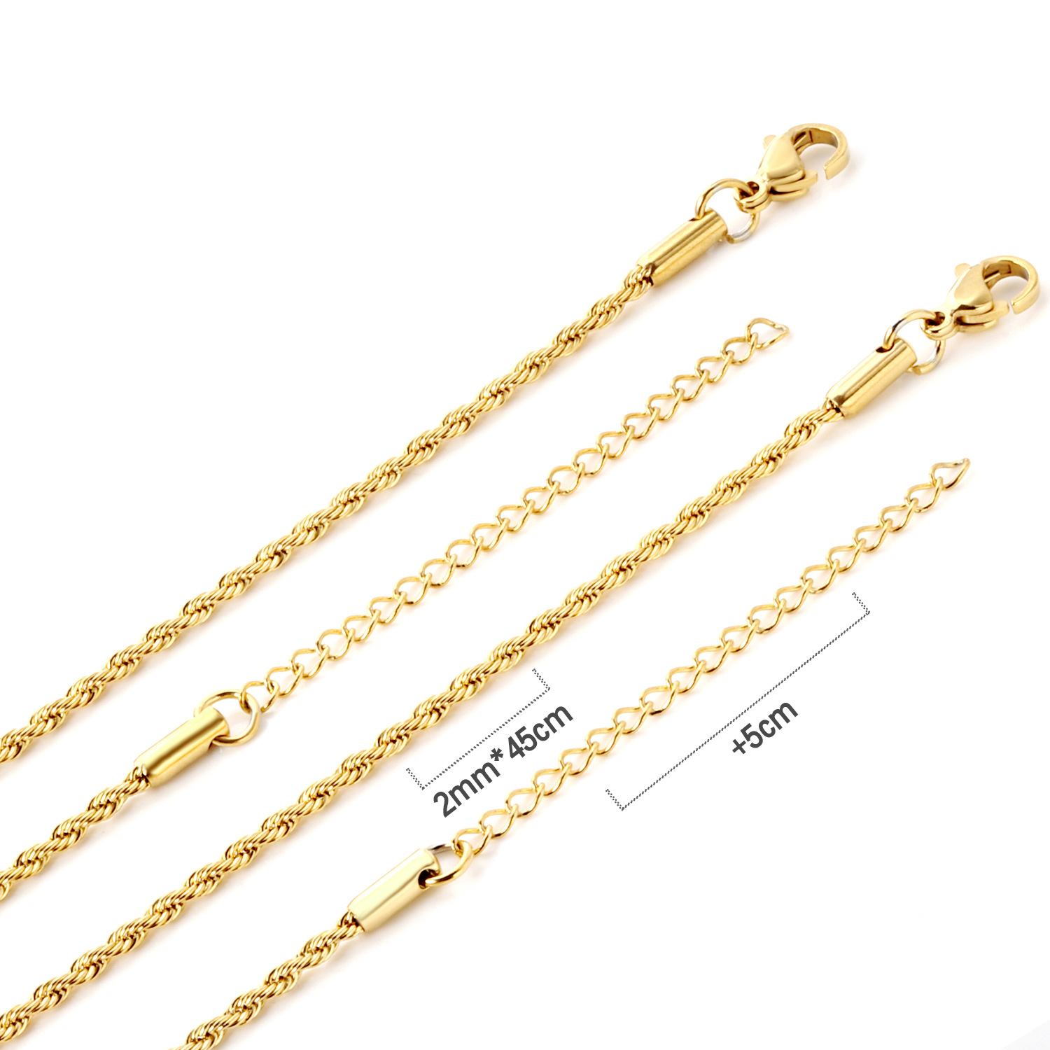 Simple Style Geometric Stainless Steel Plating Necklace 1 Piece