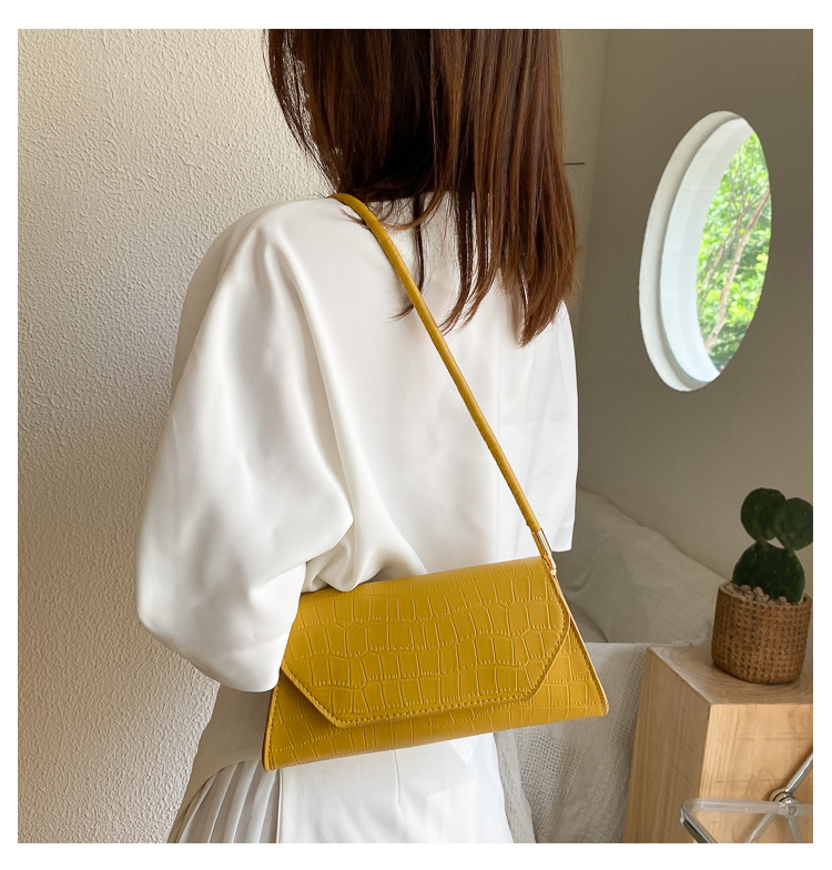 255g Weight Synthetic Leather Lining Material Magnetic Buckle Closure Type Single Shoulder Strap Strap Type Shoulder Bag Bags Type Business, Daily, Shopping Occasion Pu Leather Material Solid Color Pattern All Seasons Season Women's Gender Streetwear Style Square Shape Medium Size Women's Medium Pu Leather Solid Color Streetwear Square Magnetic Buckle Shoulder Bag 14
