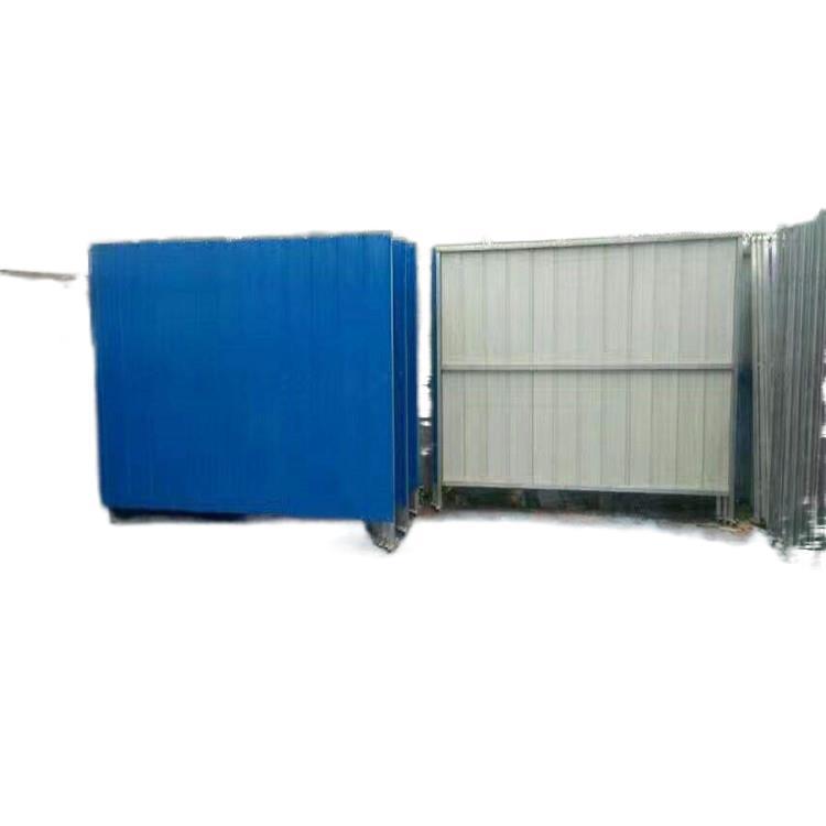 北京雄安新区工地彩钢板围挡彩钢围挡临时施工围挡彩钢防护栏安装