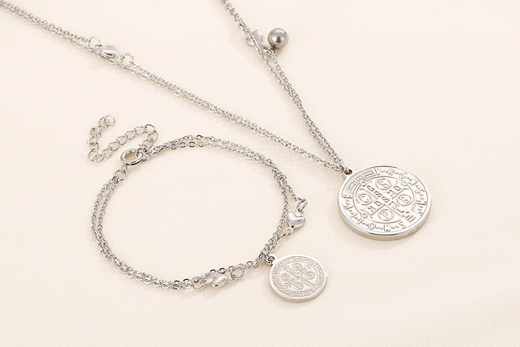 Jesus tag bracelet necklace stainless steel accessories wholesale