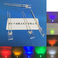 2X5X7mm�����ƽ���^͸������ɢ��x��LED����l����O�ܼt�{�G��