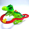 children dinosaur Slide Electric puddle jumper Railcar stairs Toy 4 track boy stairs 1-6 year