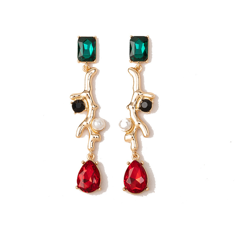 Fashion Crystal Pearl Earrings display picture 5