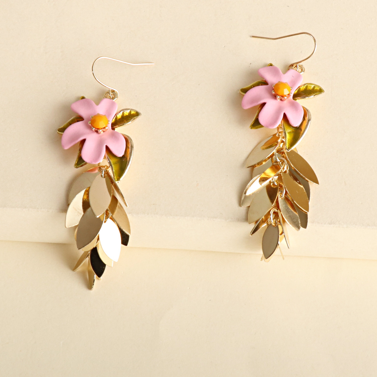 Boucles D&#39;oreilles Pour Femmes Fashion Flower Wild Trendy Diamond Flower display picture 3