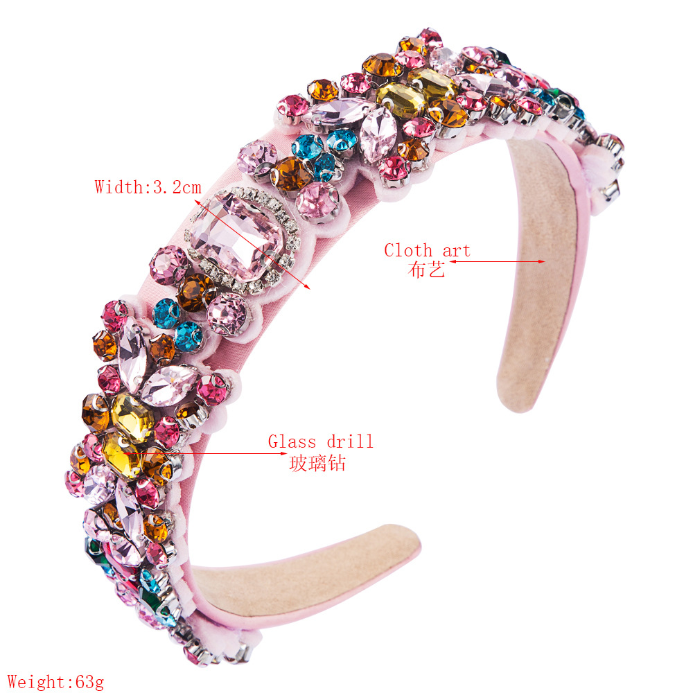 New Baroque Retro Rhinestones Hairband display picture 13