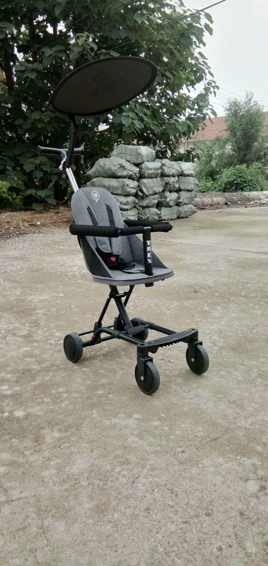 厂家直供新款溜娃神器高景观折叠口袋车多功能婴儿推车