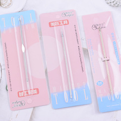 Acne Needle Blackhead Extractor Face Care Pore Cleansing Squeezing Acne Cell Tweezers Beauty Makeup Tools Single Set