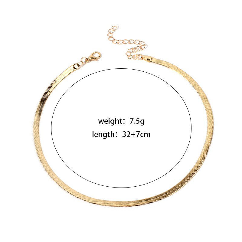 8g Weight Necklace Classification Wedding, Travel Occasion Women'S Gender Fashion, Simple Style Style Gold, Silver Color Retro Fashion Forest Clavicle Chain Wholesale Nihaojewelry 无