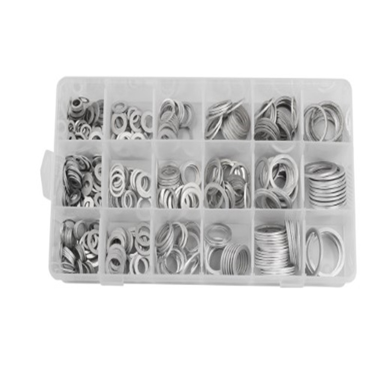 450pc优质耐高温铝垫片耐腐蚀纯铝平垫圈纯铝密封垫片圈 可定制