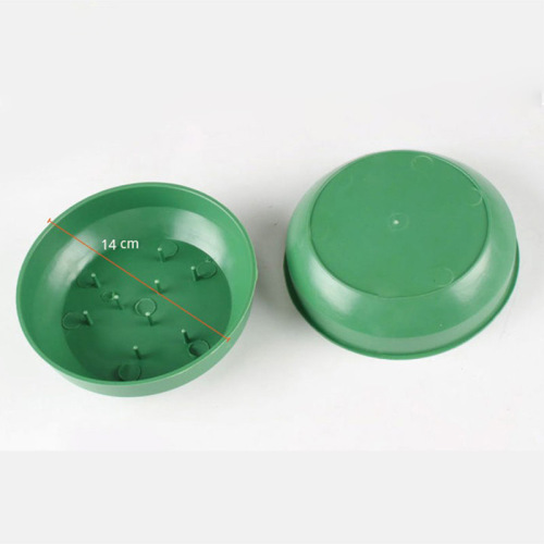 Wholesale long pin tray flower mud tray wedding car decoration plastic round pin tray flower arrangement box conference layout fixed tray