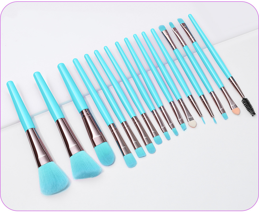 Fashion Fluorescent Color Makeup Brush Set Wholesale Nihaojewelry display picture 2