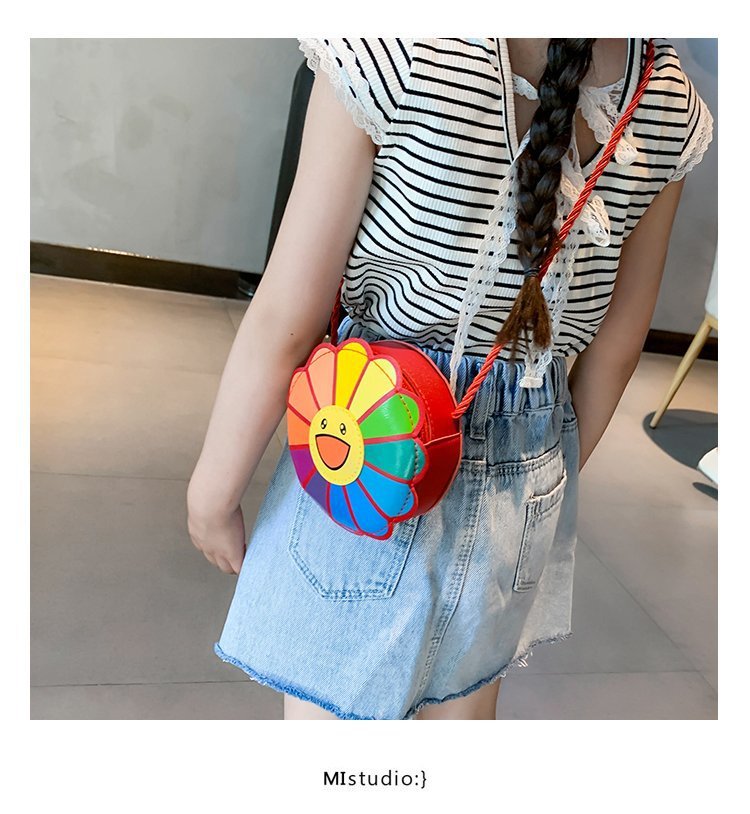 Sunflower Colorful Children's Messenger Bag Wholesale Nihaojewelry display picture 37