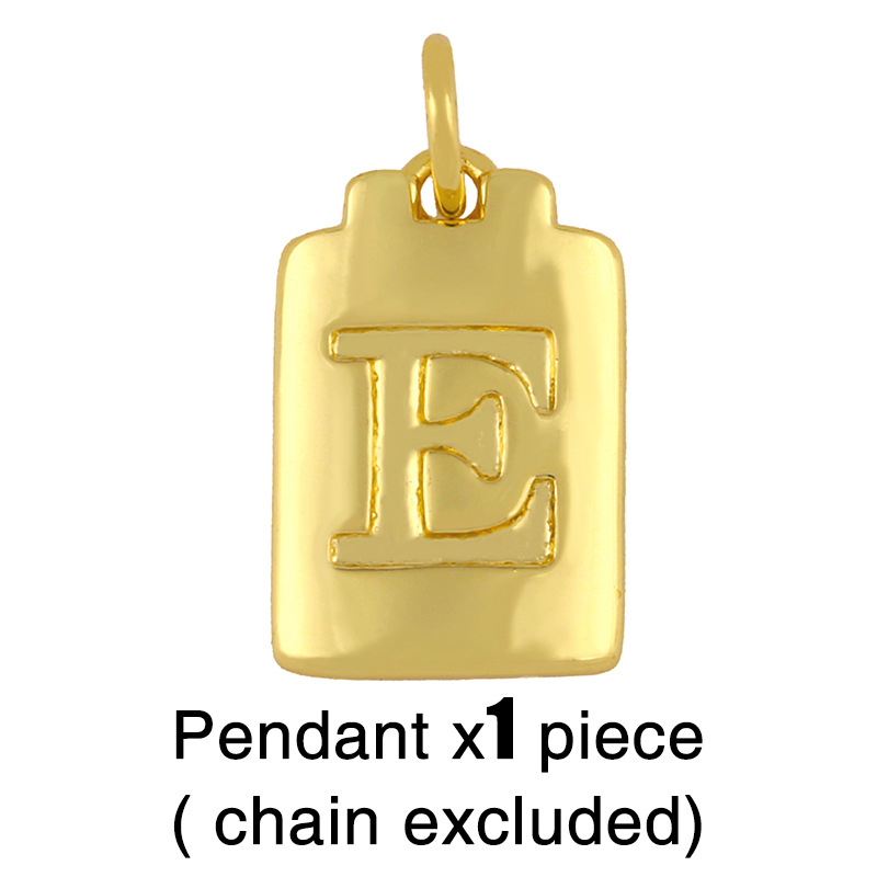 Mode Lettre Plaqué Or 18k Collier En Masse display picture 28