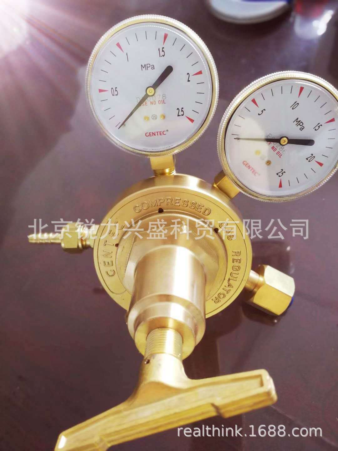 GENTEC591系列高压591IN-3000-677氩氦氮气减压器氮气减压器