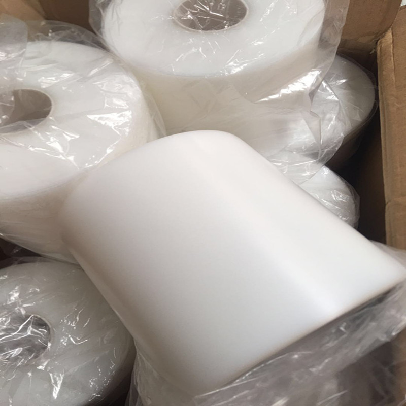 乳白色UHMWPE薄膜 耐磨垫片UPE片材 自粘背胶UPE片材 可加工定制