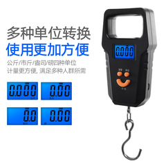 New mini electronic scale express scale spring weighing 50kg convenient portable rechargeable electronic scale hook scale