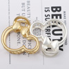 Metal hairgrip, gold clip, crab pin, small hair accessory for bath, South Korea, simple and elegant design