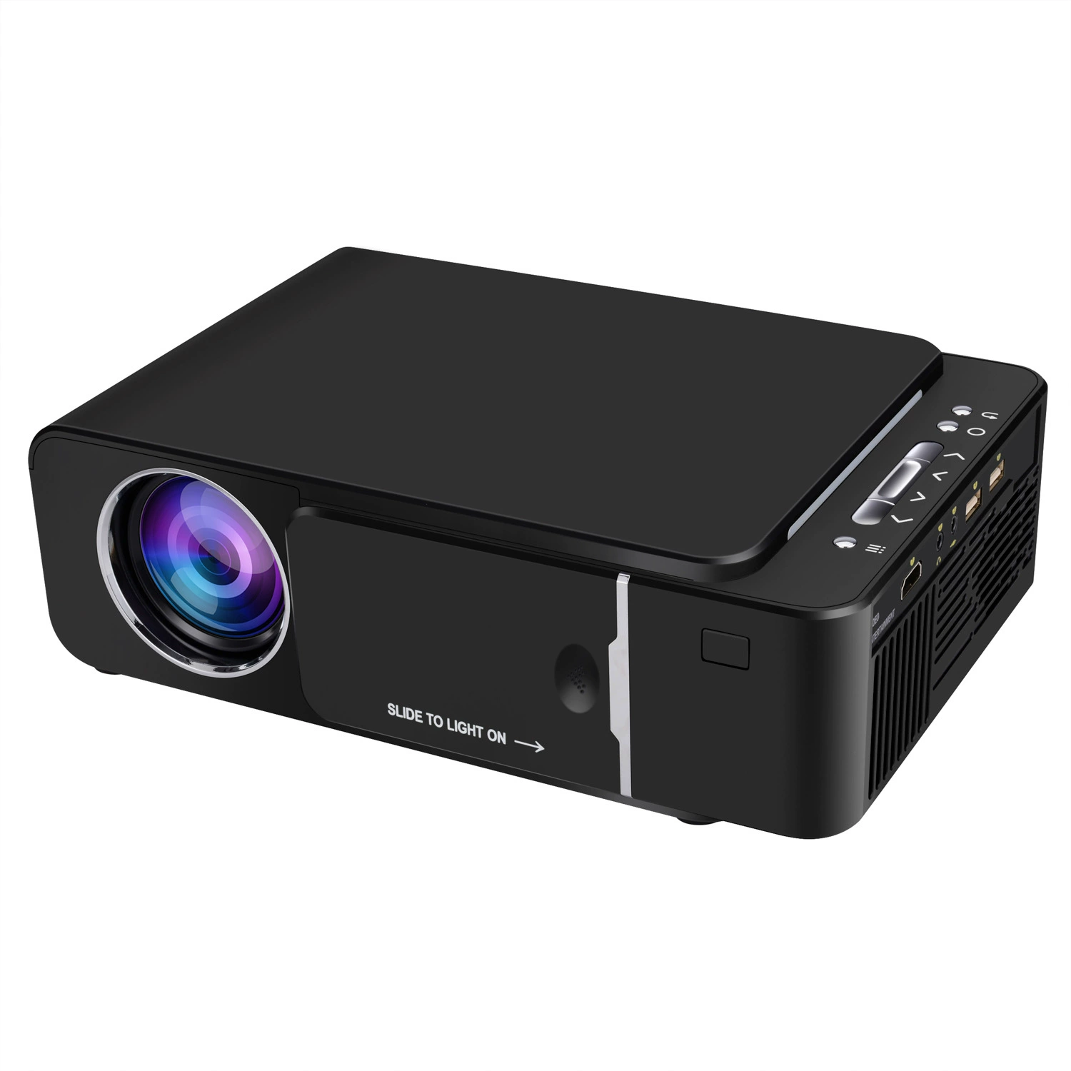Фабричная цена кросс-бордер горячие продажи 720P HD проектор с черным LCD LED на той же версии экрана VH200