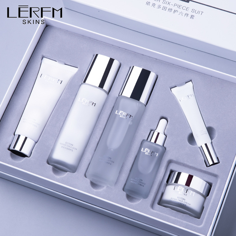 Lenny To follow Cocteau Repair Six piece set Replenish water Moisture nourish skin and flesh Skin care products suit Cosmetics